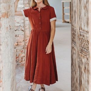 XXL Son de Flor Classic Linen Dress - NWOT